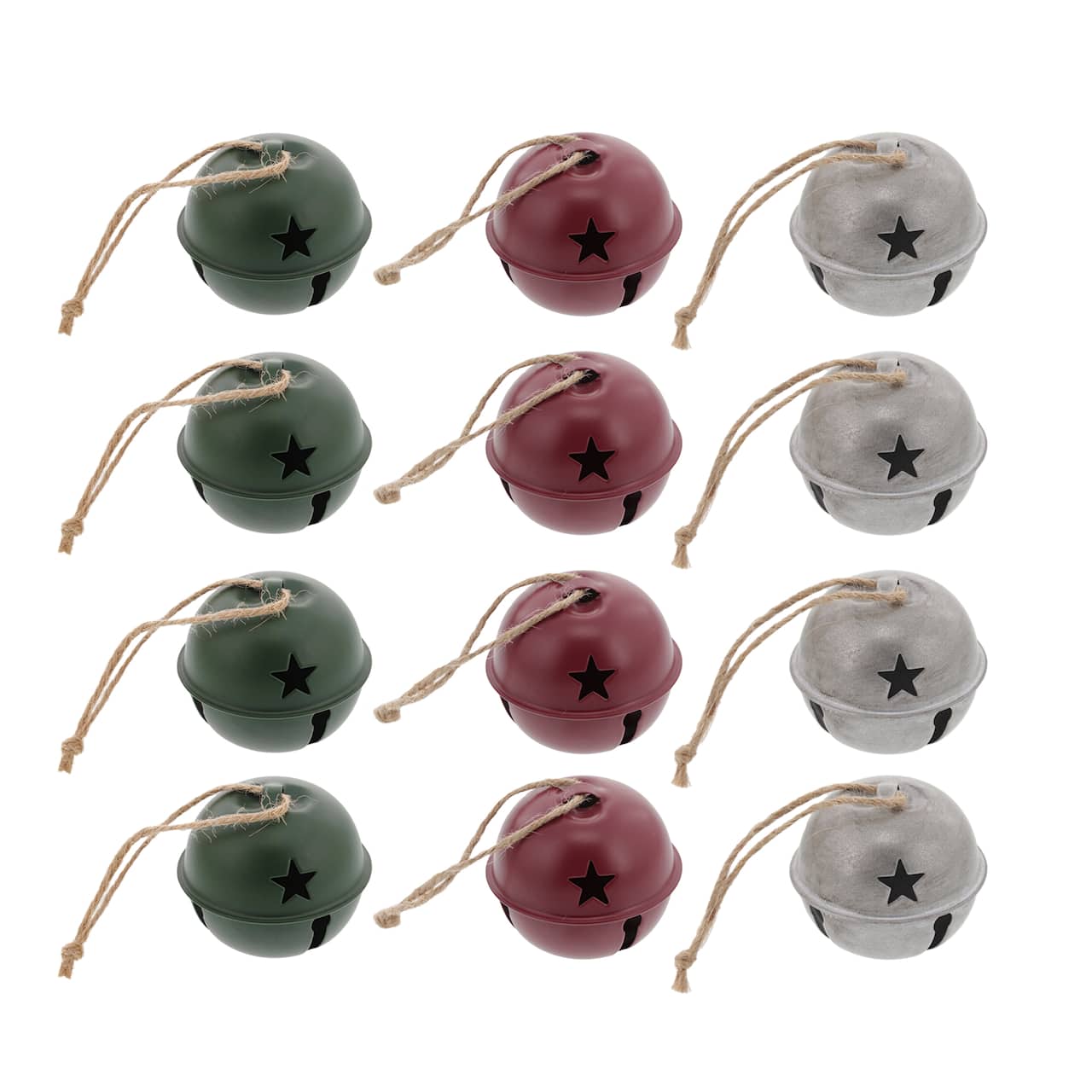 Haute Decor 12ct. 2" Jingle Bell Ball Ornaments